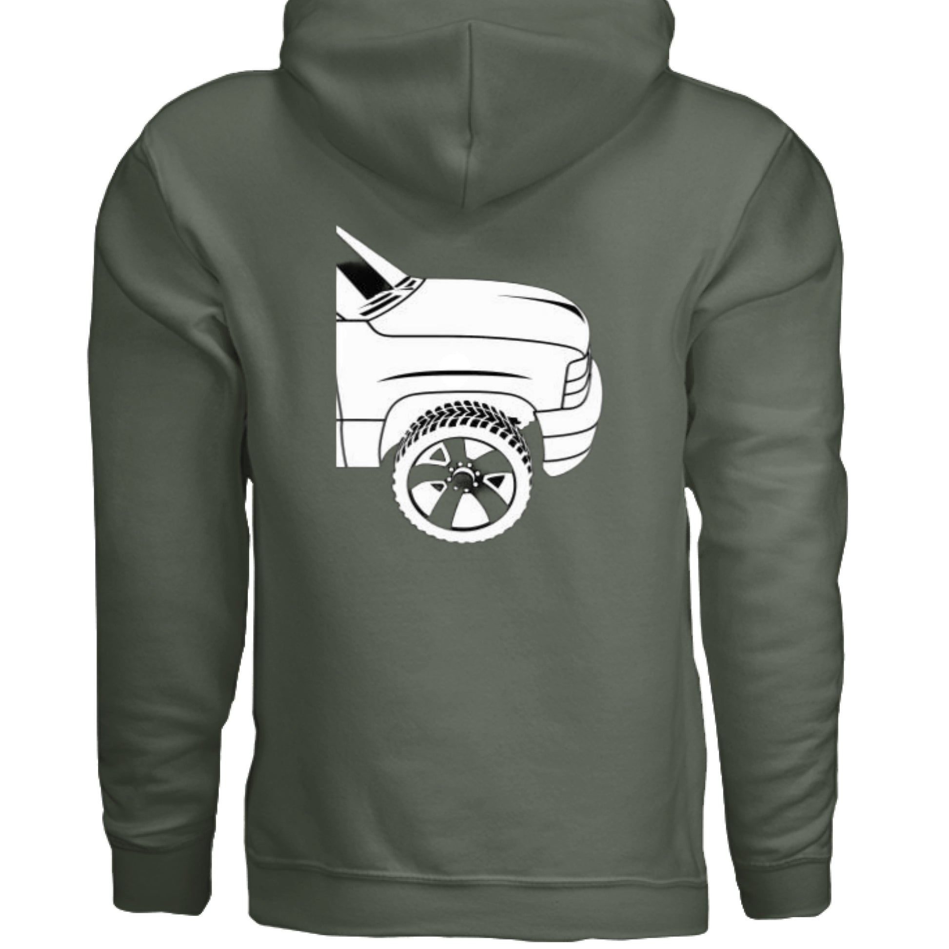 MILITARY GREEN - BACK